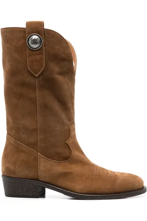 Via Roma Botas con placa del logo
