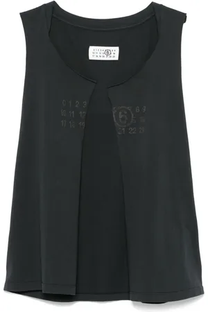 Maison Margiela Chaleco con motivo Numbers