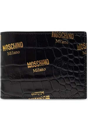 Moschino Cartera con logo en relieve