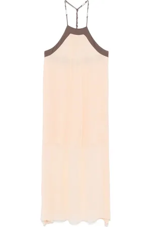 Patrizia Pepe Vestido midi de dos tonos