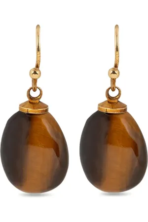 DRIES VAN NOTEN Pendientes con colgante de latón