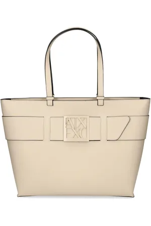 Armani Exchange Bolso shopper con placa del logo