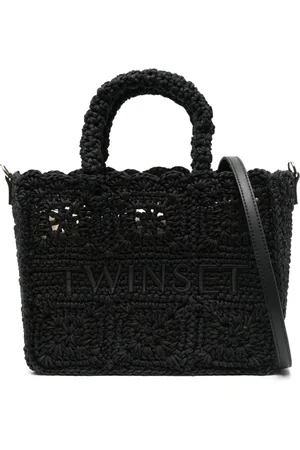 Twin-Set Bolso shopper Bohémienne de ganchillo