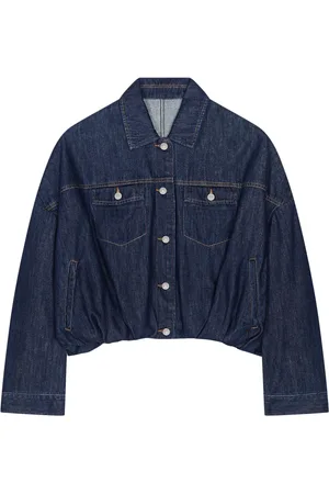 DRIES VAN NOTEN Chaqueta vaquera con dobladillo abombado
