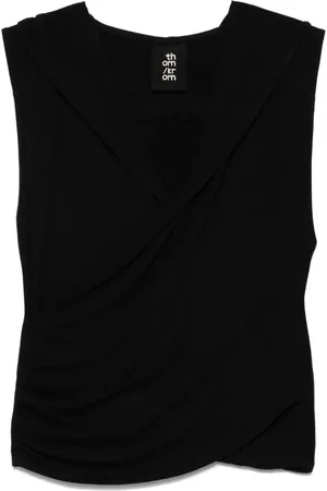 THOM KROM Top con cuello en V