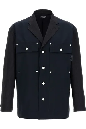 Comme des Garçons Blazer a rayas diplomáticas