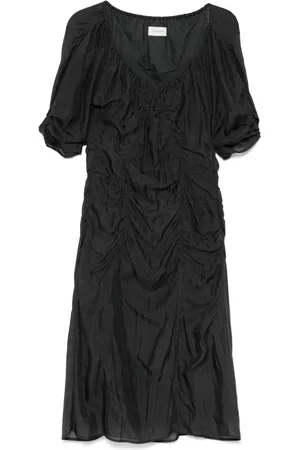 LEMAIRE Vestido midi de seda