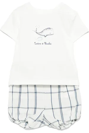 Tartine Et Chocolat Set con bermudas y cuadros
