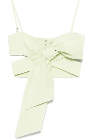 BLUMARINE Top con detalle de lazo