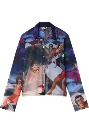 SUNNEI Camisa con estampado gráfico
