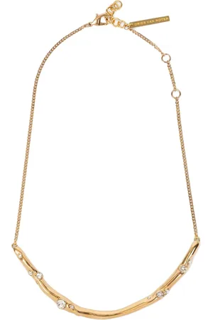 DRIES VAN NOTEN Collar de cadena con cristales