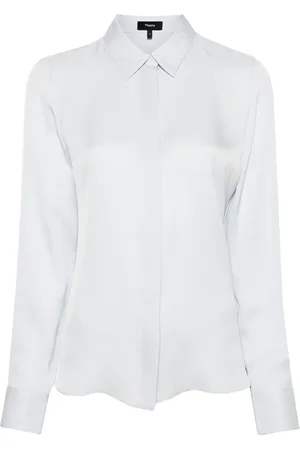 THEORY Camisa con cuello clásico