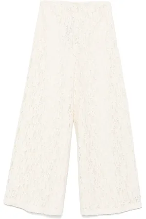 Twin-Set Pantalones de encaje