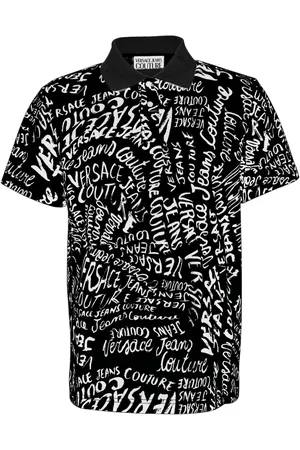 VERSACE Polo con logo estampado