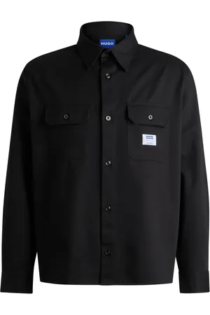 HUGO BOSS Camisa con etiqueta del logo