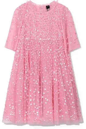 Needle & Thread Vestido con aplique de lentejuelas