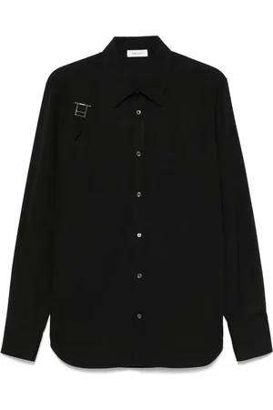 Alexander McQueen Camisa con detalle de hebillas