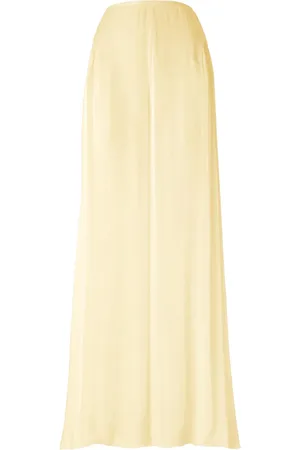 GENNY Pantalones palazzo semitranslúcidos