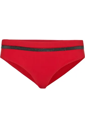 Brunello Cucinelli Bragas de bikini con cadena Monili
