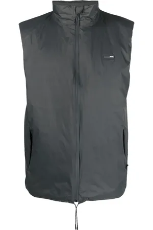 Rains Chaleco liviano con cuello alzado