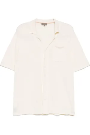 N.PEAL Camisa con cuello cubano