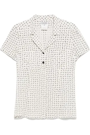 CHANEL Camisa con logo CC 1997
