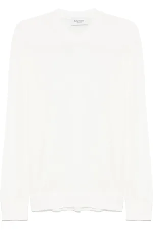 LANEUS Camiseta con cuello redondo