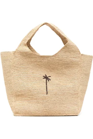 MANEBI Bolso shopper maxi de rafia