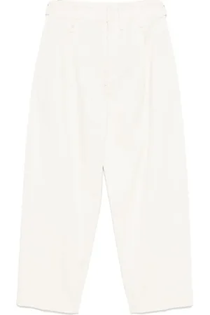 LEMAIRE Pantalones de corte carrot con pinzas