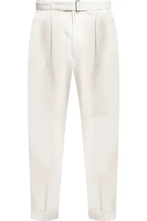 OFFICINE GENERALE Pantalones rectos con pinzas