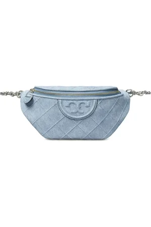 Tory Burch Riñonera Fleming vaquera