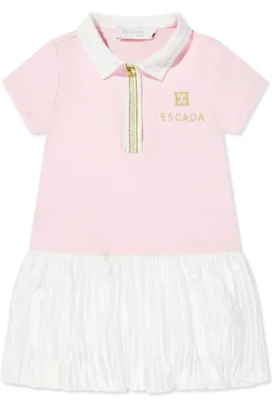 Escada Vestido con logo bordado