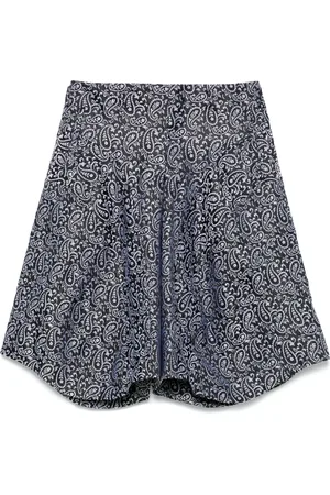 Comme des Garçons Pantalones cortos con motivo de cachemira
