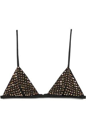 Patrizia Pepe Sujetador con apliques de strass