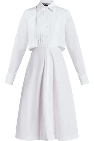 Karl Lagerfeld Vestido camisero con pechera