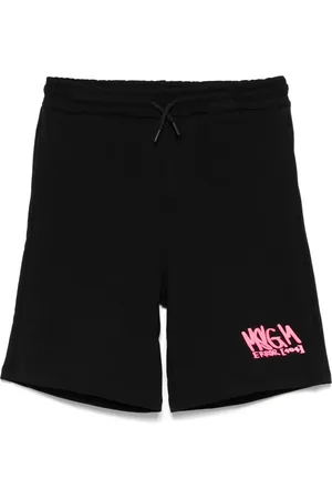 Msgm Bermudas con logo estampado