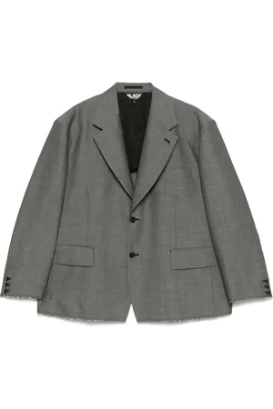 Comme des Garçons Blazer con motivo de espiga