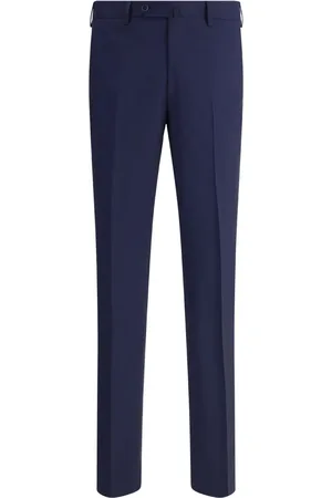 GI CAPRI Pantalones ajustados de lana virgen