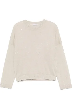 Brunello Cucinelli Top con lentejuelas