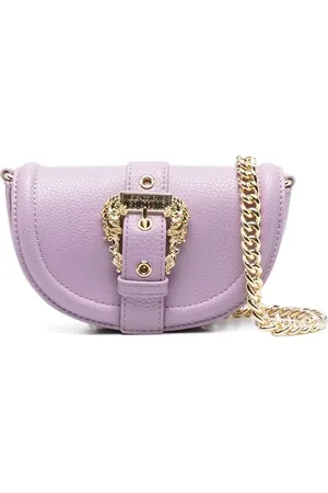 VERSACE Bolso de hombro con detalle de hebilla