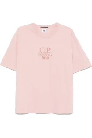 C.P. Company Camiseta con logo bordado