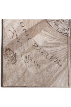 Loro Piana Fular con logo estampado