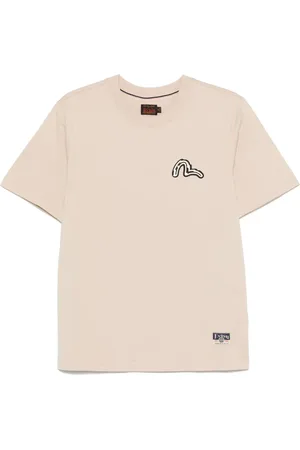 Evisu Camiseta con estampado Seagull and Daruma Totem