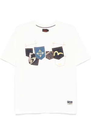 Evisu Camiseta con múltiples bolsillos