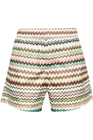 Missoni Bañador Signature con motivo en zigzag