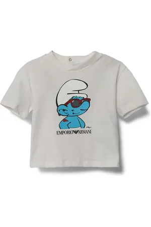 Emporio Armani Camiseta de algodón con estampado gráfico