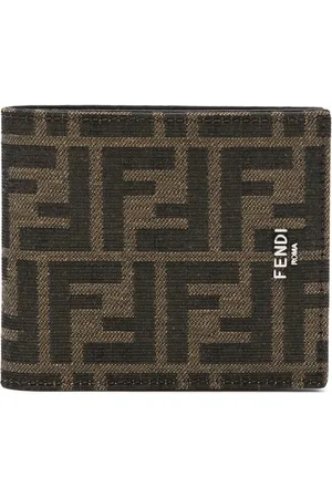 Fendi Cartera con motivo FF en jacquard