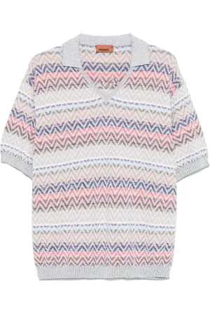 Missoni Camisa con diseño tejido en zigzag