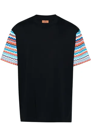 Missoni Camiseta con mangas en zigzag
