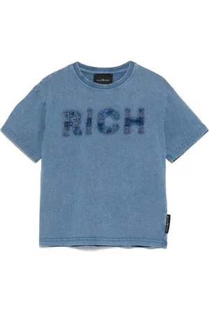 John Richmond Camiseta con parche del logo